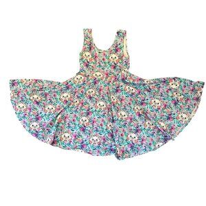 Wild Rich Kids Twirl Dress girls Size 13/14 Disney Marie Floral sleeveless